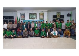 Sinergi Ansor dan Polres Cirebon Kota: Jaga Kondusifitas hingga Ketahanan Pangan dalam Halal Bihalal